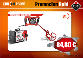 Promoción mezcladora Rubi